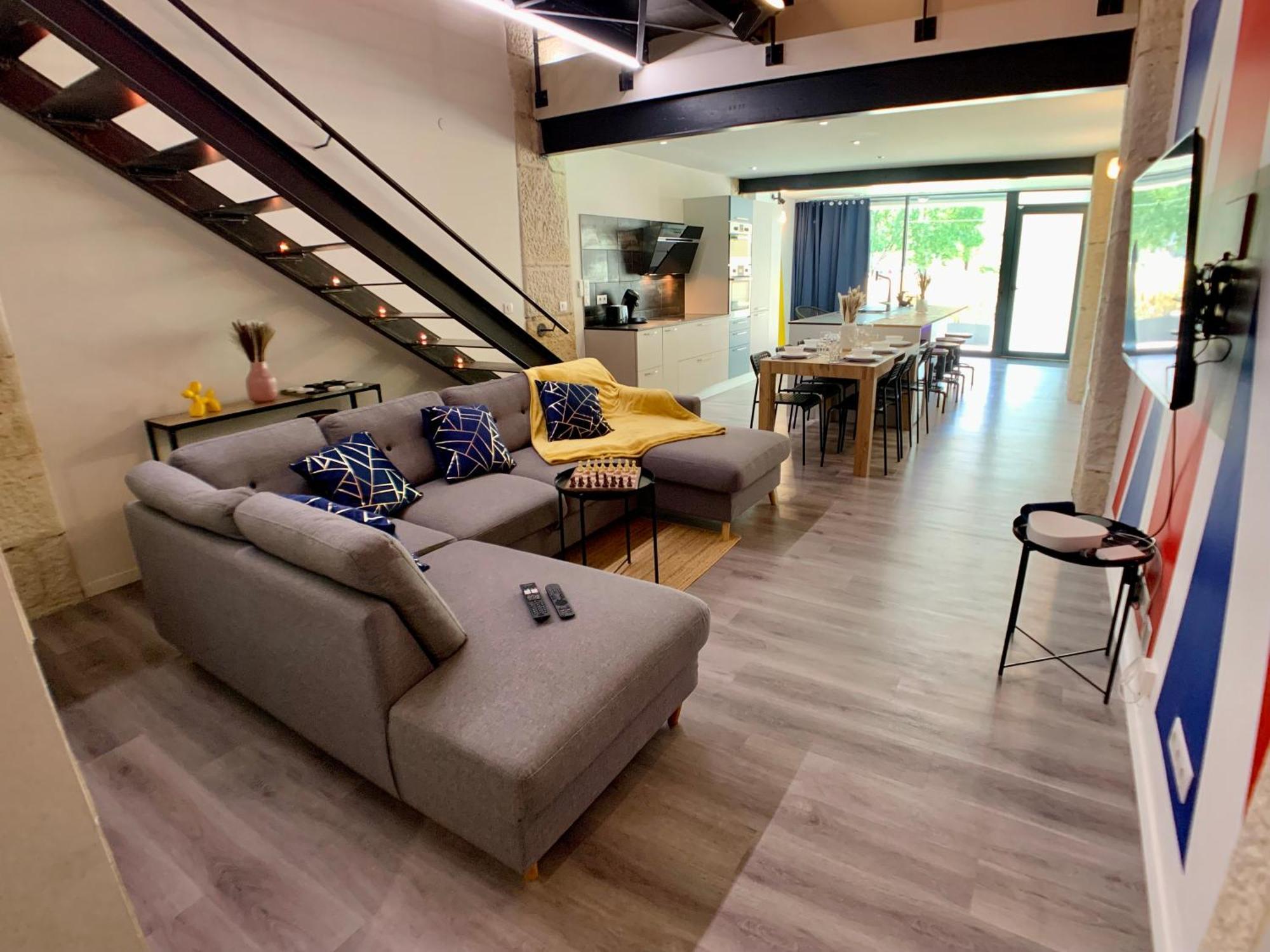 Loft Gare Cite Gastronomique Dijon Apartment Luaran gambar