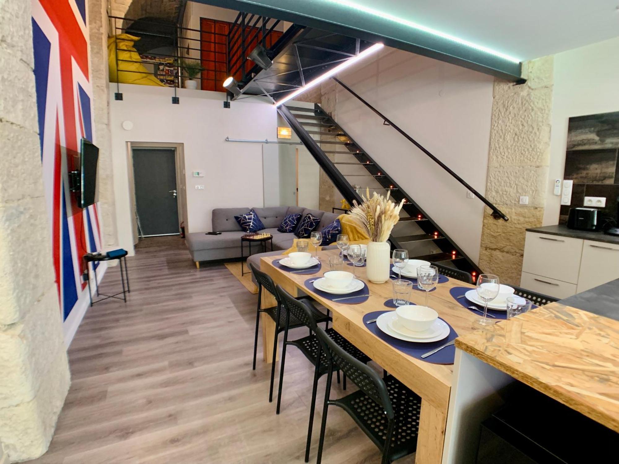 Loft Gare Cite Gastronomique Dijon Apartment Luaran gambar